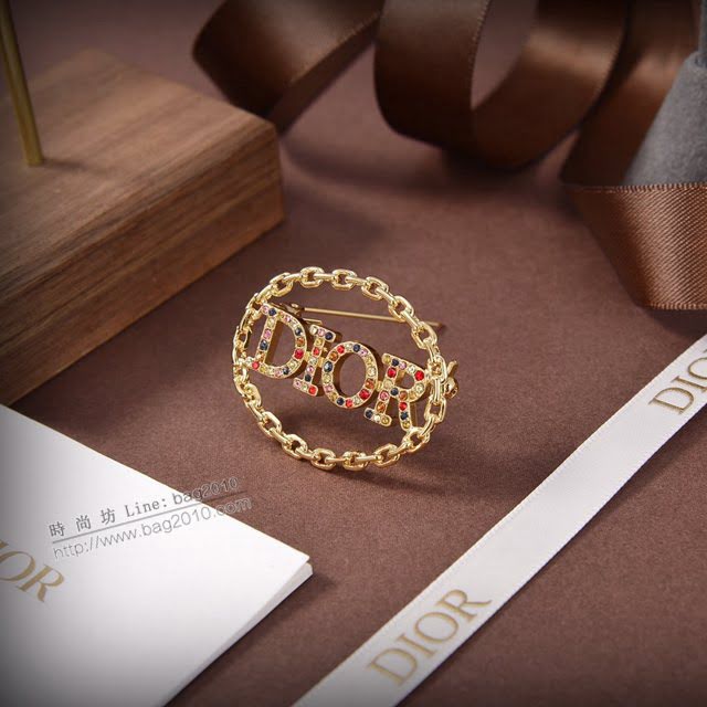 Dior飾品 2021新款DIOR迪奧字母胸針胸花  zgd1211
